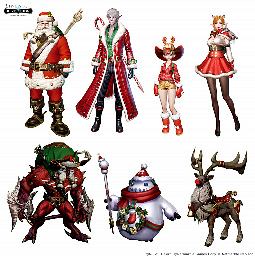 画像ギャラリー No.002のサムネイル画像 / 「リネージュ2 レボリューション」,「モンスト」とのコラボイベントを12月22日に開始。クリスマスイベント情報も