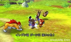 画像ギャラリー No.006のサムネイル画像 / 「ドラゴンクエストXI 過ぎ去りし時を求めて」,“ゾーン”に入った仲間達が“れんけい”して最大4人で繰り出す強力な連携技を紹介