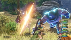 画像ギャラリー No.007のサムネイル画像 / 「ドラゴンクエストXI 過ぎ去りし時を求めて」,“ゾーン”に入った仲間達が“れんけい”して最大4人で繰り出す強力な連携技を紹介