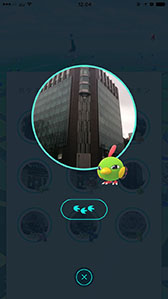 画像ギャラリー No.003のサムネイル画像 / 「Pokémon GO」の機能・かくれているポケモンがアップデート。ポケストップの周囲にどんなポケモンがいるのか分かるように