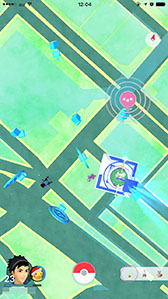 画像ギャラリー No.004のサムネイル画像 / 「Pokémon GO」の機能・かくれているポケモンがアップデート。ポケストップの周囲にどんなポケモンがいるのか分かるように