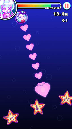 画像ギャラリー No.003のサムネイル画像 / クラゲ娘になって深海に眠る財宝を入手しよう。Android向けアプリ「深海潜記ジェリコ」を紹介する「(ほぼ)日刊スマホゲーム通信」第939回