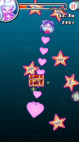 画像ギャラリー No.006のサムネイル画像 / クラゲ娘になって深海に眠る財宝を入手しよう。Android向けアプリ「深海潜記ジェリコ」を紹介する「(ほぼ)日刊スマホゲーム通信」第939回