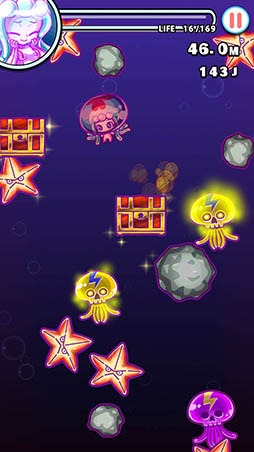 画像ギャラリー No.008のサムネイル画像 / クラゲ娘になって深海に眠る財宝を入手しよう。Android向けアプリ「深海潜記ジェリコ」を紹介する「(ほぼ)日刊スマホゲーム通信」第939回