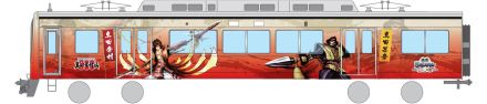 画像ギャラリー No.004のサムネイル画像 / 「戦国BASARA 真田幸村伝」と南海電鉄がコラボ。車輌ラッピングやイベントが実施に