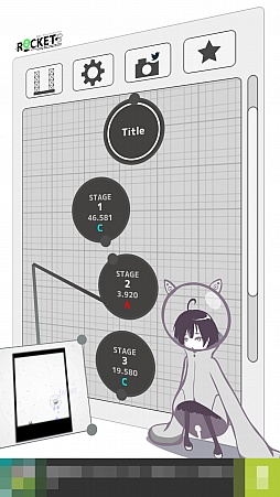 画像ギャラリー No.002のサムネイル画像 / 意外と手強いスマホ向けアクションゲーム「量産ロケット!〜やはり宇宙は甘くない〜」を紹介する「(ほぼ)日刊スマホゲーム通信」第1029回