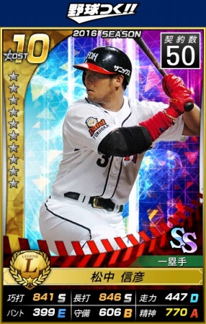画像ギャラリー No.002のサムネイル画像 / 「野球つく!!」累計利用者数が30万人を突破。松中信彦選手カードをプレゼント