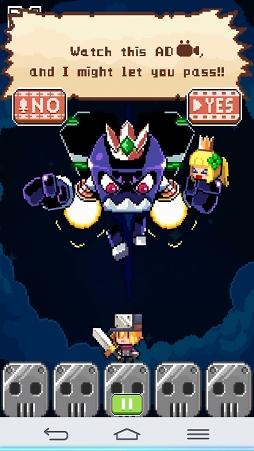 画像ギャラリー No.002のサムネイル画像 / 落下したブロックを足場にして登って行くスマホ向けアクションゲーム「Tap Rising」を紹介する「(ほぼ)日刊スマホゲーム通信」第1069回