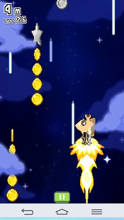 画像ギャラリー No.006のサムネイル画像 / 落下したブロックを足場にして登って行くスマホ向けアクションゲーム「Tap Rising」を紹介する「(ほぼ)日刊スマホゲーム通信」第1069回