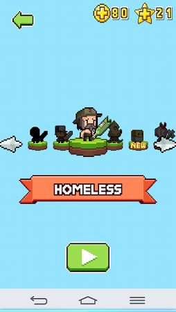 画像ギャラリー No.010のサムネイル画像 / 落下したブロックを足場にして登って行くスマホ向けアクションゲーム「Tap Rising」を紹介する「(ほぼ)日刊スマホゲーム通信」第1069回