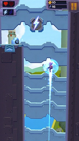 画像ギャラリー No.004のサムネイル画像 / 塔を内部から破壊せよ! iOS向けアクションゲーム「Dash Masters」を紹介する「(ほぼ)日刊スマホゲーム通信」第1106回