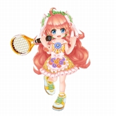 画像ギャラリー No.002のサムネイル画像 / 「白猫テニス」に新キャラクター「レナ」と「シオン」が登場