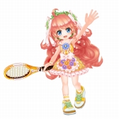 画像ギャラリー No.004のサムネイル画像 / 「白猫テニス」に新キャラクター「レナ」と「シオン」が登場