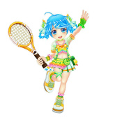 画像ギャラリー No.002のサムネイル画像 / 「白猫テニス」,ツユハ(CV:戸田めぐみ)とレイン(CV:木村良平)が登場