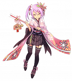 画像ギャラリー No.001のサムネイル画像 / 「感染×少女」,毎日300ダイヤをもらえるお正月イベントがスタート。振袖少女も登場