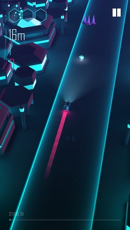 画像ギャラリー No.003のサムネイル画像 / ランニングゲームにリズム要素が加わったiOS向けアプリ「ビートレーサー」を紹介する「(ほぼ)日刊スマホゲーム通信」第1141回