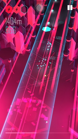 画像ギャラリー No.006のサムネイル画像 / ランニングゲームにリズム要素が加わったiOS向けアプリ「ビートレーサー」を紹介する「(ほぼ)日刊スマホゲーム通信」第1141回