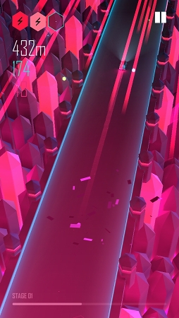 画像ギャラリー No.008のサムネイル画像 / ランニングゲームにリズム要素が加わったiOS向けアプリ「ビートレーサー」を紹介する「(ほぼ)日刊スマホゲーム通信」第1141回