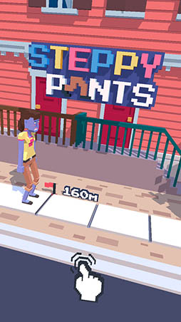 画像ギャラリー No.002のサムネイル画像 / ゾンビの天敵は溝? iOS向けカジュアルゲーム「Steppy Pants」を紹介する「(ほぼ)日刊スマホゲーム通信」第1158回