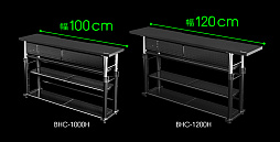 画像ギャラリー No.006のサムネイル画像 / Bauhutte,ケーブルボックスおよび収納棚付きの「拡張デスク」を発売