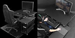 画像ギャラリー No.007のサムネイル画像 / Bauhutte,ケーブルボックスおよび収納棚付きの「拡張デスク」を発売