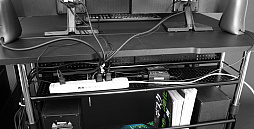 画像ギャラリー No.018のサムネイル画像 / Bauhutte,ケーブルボックスおよび収納棚付きの「拡張デスク」を発売