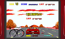 画像ギャラリー No.017のサムネイル画像 / 「セガ3D 復刻アーカイブス3 FINAL STAGE」に収録される「ターボアウトラン」の便利機能,こだわりの各種設定項目が公開に