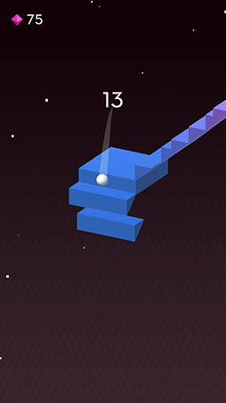 画像ギャラリー No.003のサムネイル画像 / 画面をタップして進路を確保せよ。カジュアルゲーム「Dropple」を紹介する「(ほぼ)日刊スマホゲーム通信」第1227回