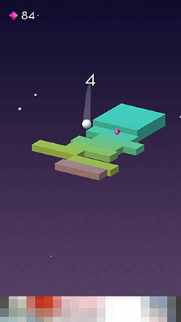 画像ギャラリー No.009のサムネイル画像 / 画面をタップして進路を確保せよ。カジュアルゲーム「Dropple」を紹介する「(ほぼ)日刊スマホゲーム通信」第1227回