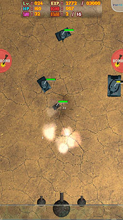 画像ギャラリー No.007のサムネイル画像 / 砲台を強化して敵戦車を迎撃。「Destroy The Tanks!」を紹介する「(ほぼ)日刊スマホゲーム通信」第1228回