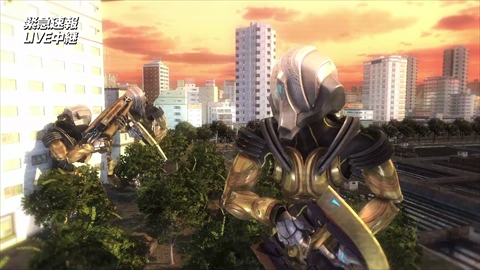 画像ギャラリー No.009のサムネイル画像 / 「地球防衛軍5」のプロモーションビデオ第2弾を紹介……のはずが緊急速報に? EDFとイミグラントが交戦する「緊急LIVE中継」が公開