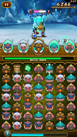 画像ギャラリー No.011のサムネイル画像 / 「オトモンドロップ」,10万ゼニーのプレゼントや,Sランク1体確定10連ガチャも。みんなで消したオトモンピース123億個突破記念企画が開催中