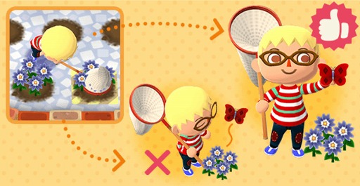 画像ギャラリー No.002のサムネイル画像 / 「どうぶつの森 ポケットキャンプ」,“みしらぬネコ”が登場するイベント「みしらぬネコと冬のチョウ」(前半)がスタート