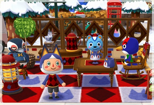 画像ギャラリー No.003のサムネイル画像 / 「どうぶつの森 ポケットキャンプ」,“みしらぬネコ”が登場するイベント「みしらぬネコと冬のチョウ」(前半)がスタート