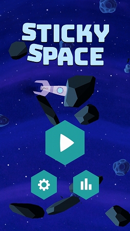 画像ギャラリー No.001のサムネイル画像 / 不運な宇宙飛行士をゴールまで導け。「Sticky Space」を紹介する「(ほぼ)日刊スマホゲーム通信」第1296回