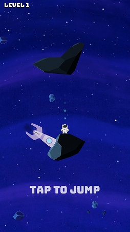 画像ギャラリー No.002のサムネイル画像 / 不運な宇宙飛行士をゴールまで導け。「Sticky Space」を紹介する「(ほぼ)日刊スマホゲーム通信」第1296回