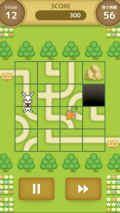 画像ギャラリー No.014のサムネイル画像 / 森の迷路を駆け抜ける,パネル入れ替えパズル「うさまっぷ」が配信開始