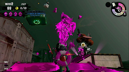 画像ギャラリー No.029のサムネイル画像 / 「スプラトゥーン2」プレイレポート。前作の良さを受け継ぎつつ,「サーモンラン」で新たな楽しさも。またアツい日々が始まった