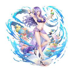 画像ギャラリー No.003のサムネイル画像 / 「ファイアーエムブレム ヒーローズ」,超英雄召喚イベント「夏、再び」が7月10日にスタート。水着をまとったチキ,タクミら4人が登場