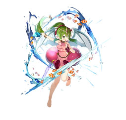 画像ギャラリー No.006のサムネイル画像 / 「ファイアーエムブレム ヒーローズ」,超英雄召喚イベント「夏、再び」が7月10日にスタート。水着をまとったチキ,タクミら4人が登場