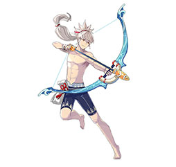 画像ギャラリー No.014のサムネイル画像 / 「ファイアーエムブレム ヒーローズ」,超英雄召喚イベント「夏、再び」が7月10日にスタート。水着をまとったチキ,タクミら4人が登場