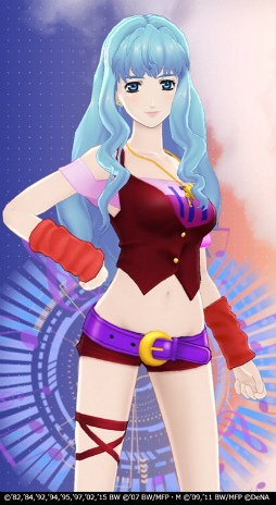 画像ギャラリー No.007のサムネイル画像 / 「歌マクロス スマホDeカルチャー」,熱気バサラ&ミレーヌ・ジーナスの3Dモデルを紹介。超時空SNSや楽屋のシステムも