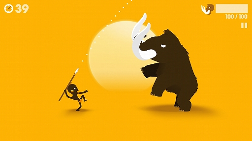 画像ギャラリー No.005のサムネイル画像 / 生きるために仕留めろ! スマホ向けアクションゲーム「ビックハンター (Big Hunter)」を紹介する「(ほぼ)日刊スマホゲーム通信」第1366回