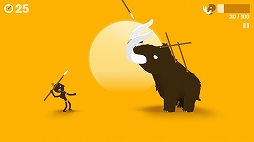 画像ギャラリー No.008のサムネイル画像 / 生きるために仕留めろ! スマホ向けアクションゲーム「ビックハンター (Big Hunter)」を紹介する「(ほぼ)日刊スマホゲーム通信」第1366回