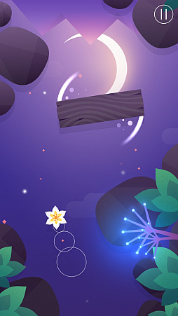 画像ギャラリー No.004のサムネイル画像 / 美しい風景を進む花に目を奪われる。iOS向けタップアクションゲーム「Float」を紹介する「(ほぼ)日刊スマホゲーム通信」第1380回