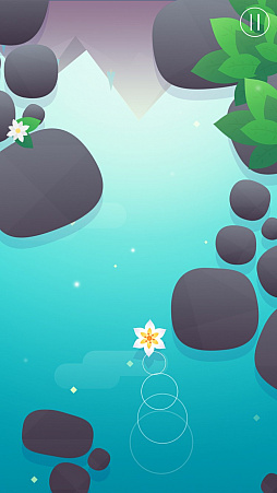 画像ギャラリー No.005のサムネイル画像 / 美しい風景を進む花に目を奪われる。iOS向けタップアクションゲーム「Float」を紹介する「(ほぼ)日刊スマホゲーム通信」第1380回