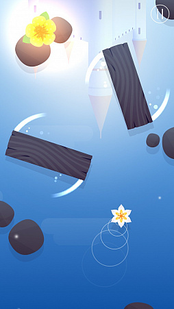 画像ギャラリー No.007のサムネイル画像 / 美しい風景を進む花に目を奪われる。iOS向けタップアクションゲーム「Float」を紹介する「(ほぼ)日刊スマホゲーム通信」第1380回