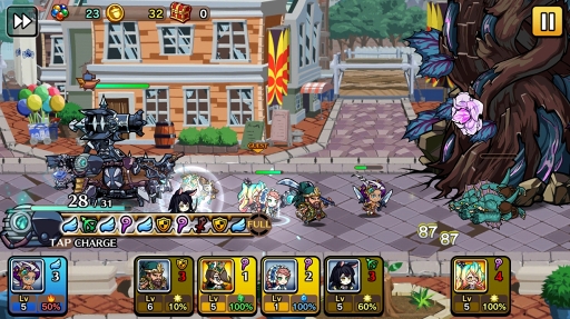 画像ギャラリー No.001のサムネイル画像 / 【PR】「エアリアルレジェンズ」の魅力はパーティ編成の奥深さにあり。拠点も進軍する新感覚のタワーオフェンスRPGを紹介