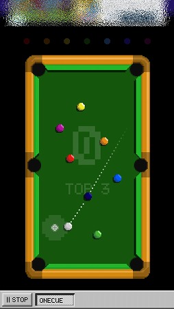 画像ギャラリー No.004のサムネイル画像 / シンプルなビリヤードゲーム「ONECUE」を紹介する「(ほぼ)日刊スマホゲーム通信」第1430回