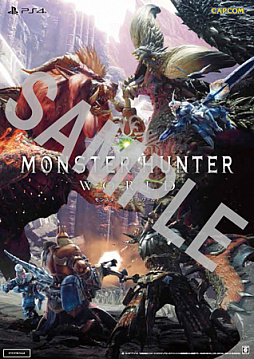 画像ギャラリー No.001のサムネイル画像 / 「MONSTER HUNTER: WORLD」の体験イベントが渋谷で1月26日〜28日に開催。体験プレイでマント風スペシャルタオルがもらえる